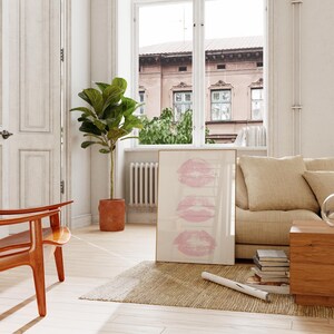 Pink Preppy Wall Art Set, Girly Room Decor (Digital Download) bild 10