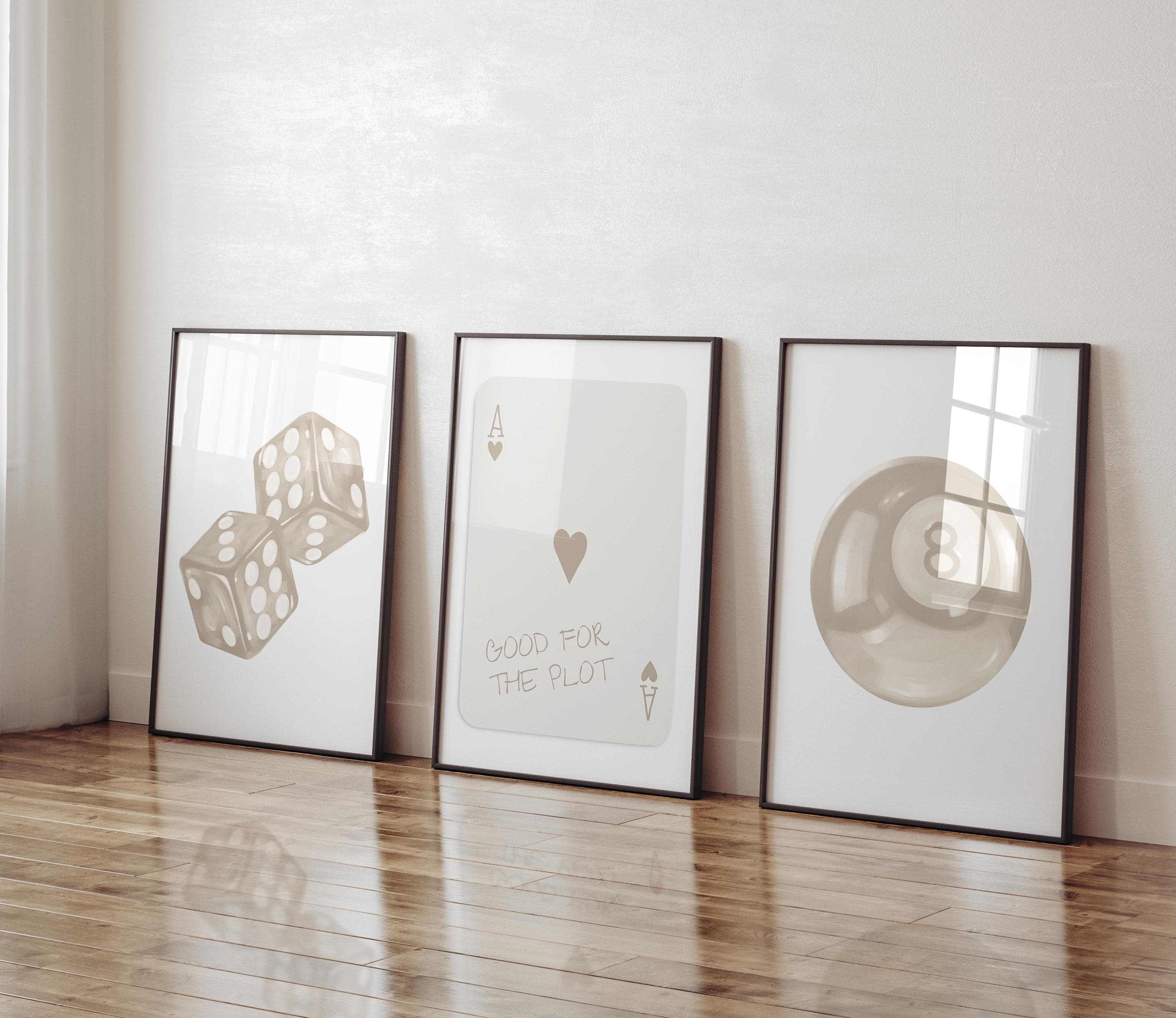 Beige Wall Art Trendy Gallery Wall Set Preppy Aesthetic Print Wall Set Of 3 Apartment Decor Teengirl Room Decor Neutral Wall Art Preppy Dorm