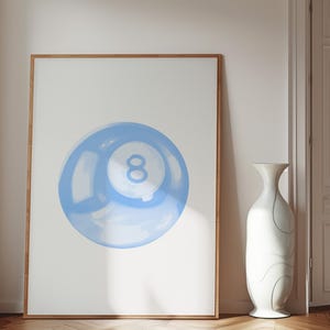 Blue Wall Art Dice Art Aesthetic Room Decor Preppy Art Prints Trendy Wall Art Girly Wall Art Digital Blue Art Prints Teen Girl Decor Dorm