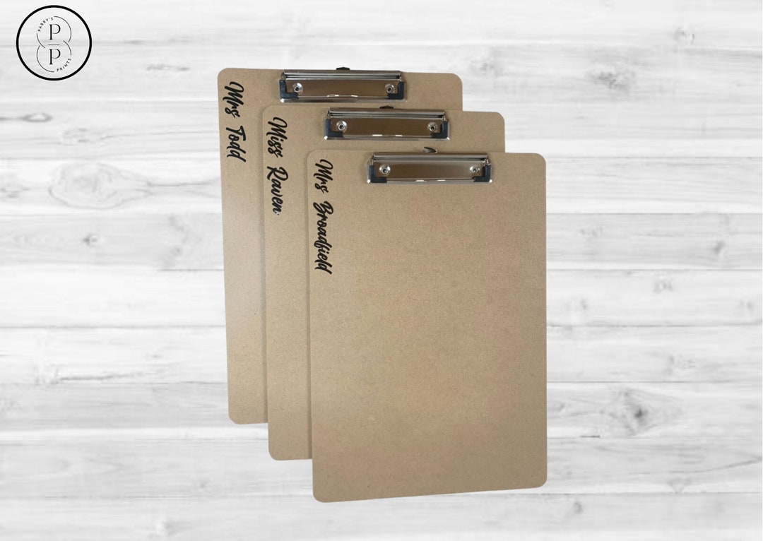 Personalised Clipboard Etsy UK