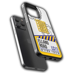 Leeds Football Handyhülle passend für Apple iPhone, Samsung Galaxy, Google Pixel (Stadium Adressdesign)