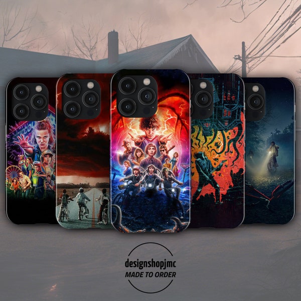 Stranger Phone Case Print for iPhone 15 14 13 12 11 X XR XS Pro Max Plus Se 8 7 6, Samsung S24 S23 S22 S21 S20 S10 S9, Google Pixel, Huawei