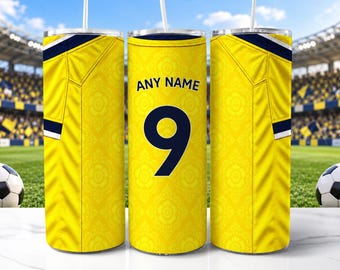Leeds 2026/27 Football Shirt Custom Tumbler - Insulated Stainless Steel 20oz Cup