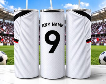 Fulham 2026/27 Football Shirt Custom Tumbler - Insulated Stainless Steel 20oz Cup