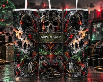 Gamer Personalised Custom Tumbler - Insulated Stainless Steel 20oz Cup