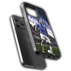Custodia per telefono Didier Drogba Chelsea Football Legend (design Fan Art) adatta ad Apple iPhone, Samsung Galaxy, Google Pixel