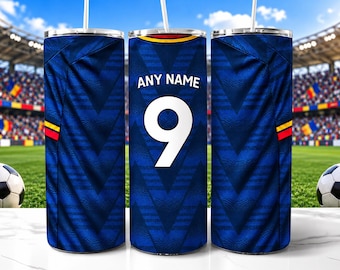 Arsenal 2026/27 Football Shirt Custom Tumbler - Insulated Stainless Steel 20oz Cup