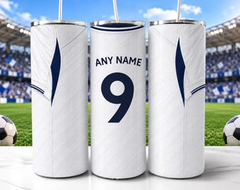 Tottenham 2026/27 Football Shirt Custom Tumbler - Insulated Stainless Steel 20oz Cup