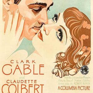 Affiche du film « New York-Miami » (1934) - Art mural vintage ...