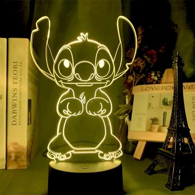 Disney Lilo & Stitch Night Light Bedside Small Night Lamp Table Lamp  Children Bedroom Sleep Lamp