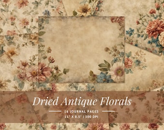 ジャンクジャーナルキット コラージュシート ヴィンテージ 印刷