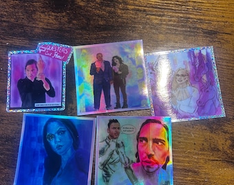 VOLUME 2 magicians syfy holographic glitter stickers  Fillory Quentin Coldwater  Margo the destroyer brakebills queliot peaches and plums