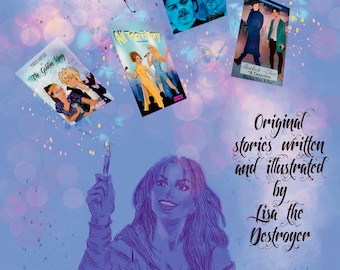 The Magicians Mashup VOLUME 1. A collection of five short comics written and illustrated by Lisa The Destroyer!