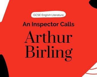 Arthur Birling Mind Map ll An Inspector Calls ll GCSE English Literature