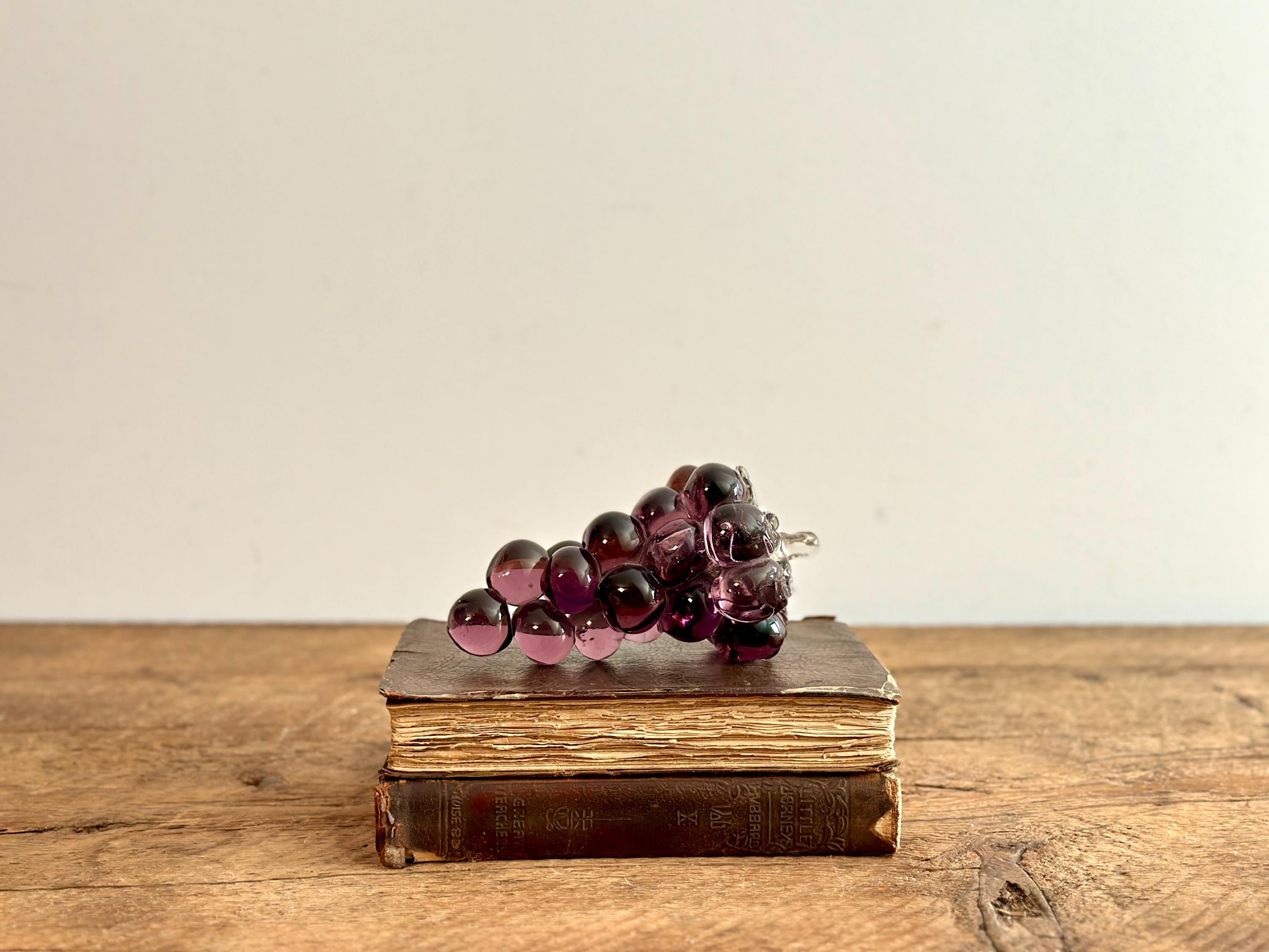 Lot De 6 Grappes De Raisin Miniatures En Verre De Murano – Soufflé à La Main – Étonnantes !