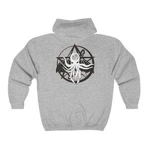 Cthulhu (Unisex Heavy Blend Full Zip Hooded Sweatshirt)