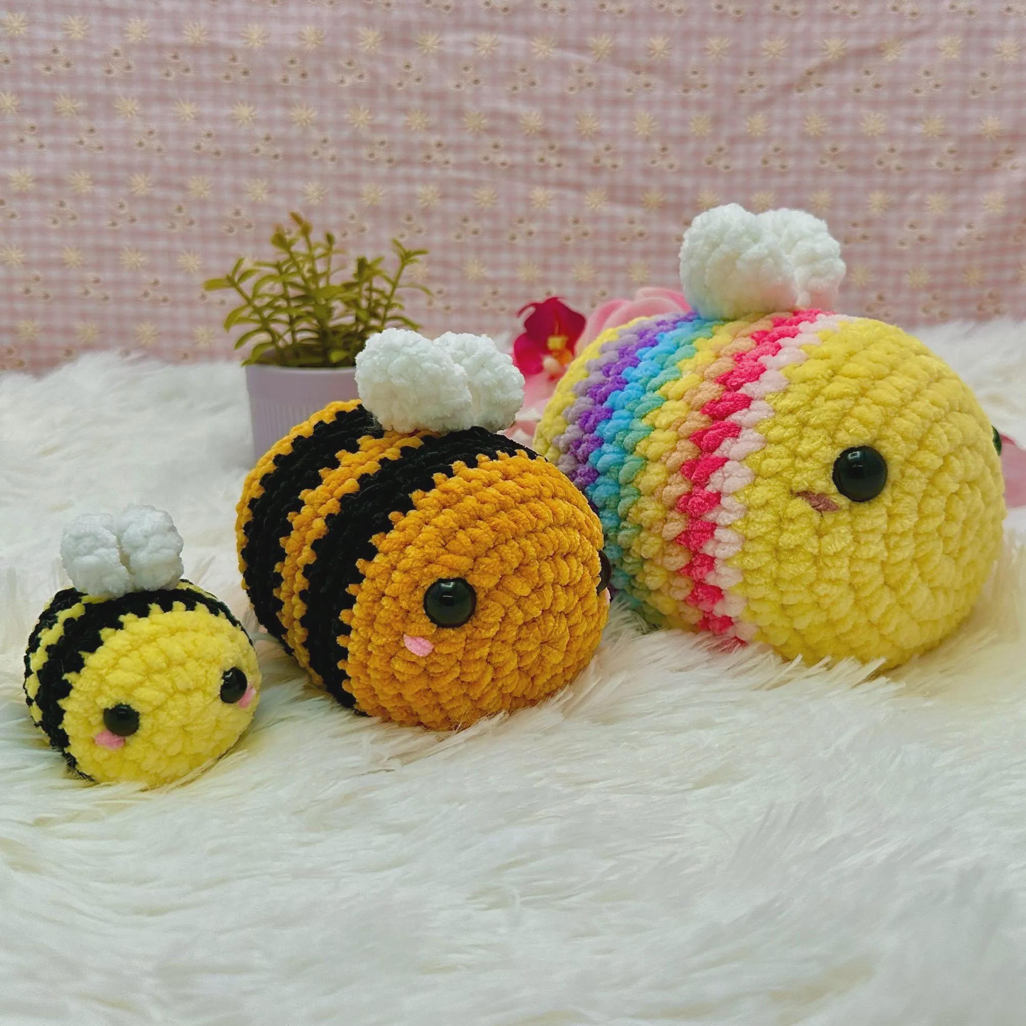 Bumblebee (rainbow) // Crochet Pdf Pattern // Low Sew Pattern - Etsy