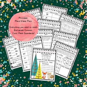 UNLIMITED Printable Math Worksheets 50 Instant Download ...