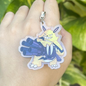 Palworld Grizzbolt Acrylic Keychain, Acrylic Charm