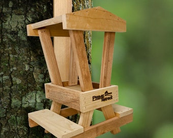 Cedar Picnic Table Squirrel Feeder by Prime Retreat