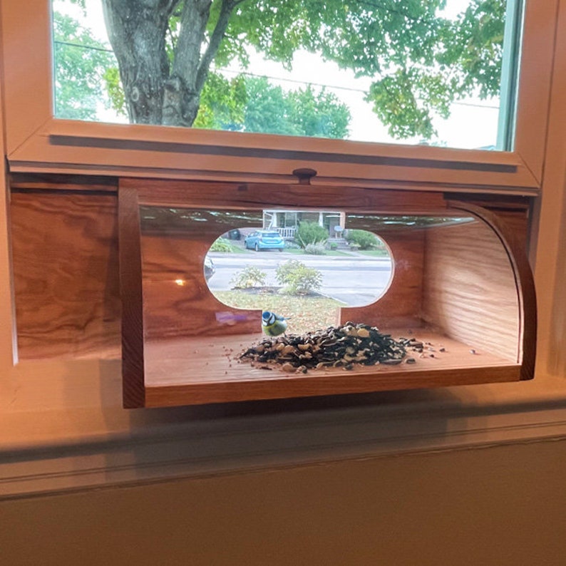 Coveside Inhouse Breadbox Window Bird Feeder Etsy