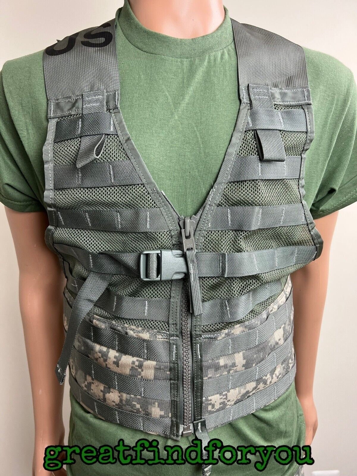 Vintage Army Vest - Etsy