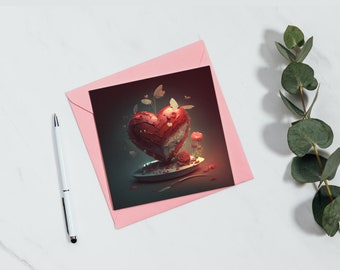 Valentine's Day card printable, phone wallpaper, digital