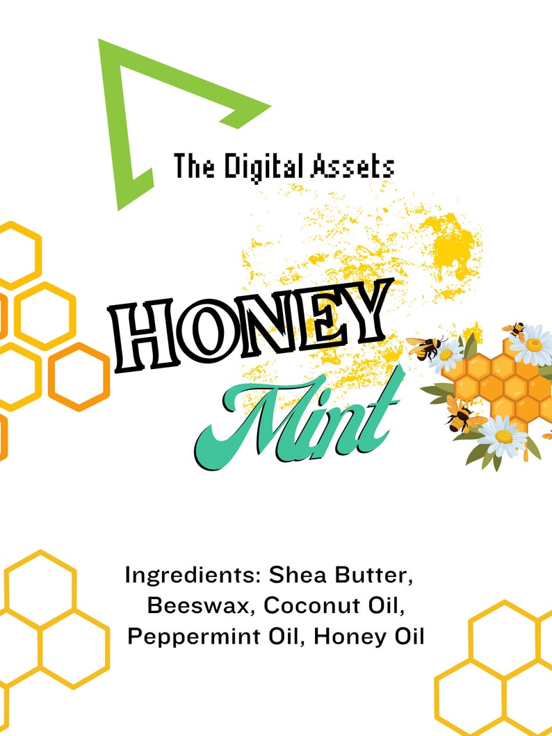 EASY and Simple Lip Balm Label Template EDITABLE PDF for Custom ...