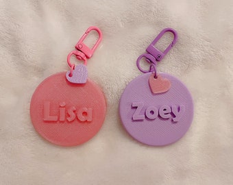 Cycle shape pet tag,3d printed Name tag, personalised pet tag, dog tag,cat tag, 3d printing,Cute tag,Customized Name Tag