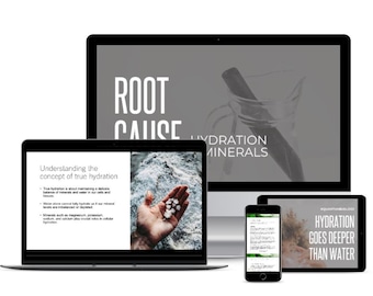 Done-for-You: Hydration & Minerals Microlearning Module - Health Coaching Mini Course for Coaches - Structured EZ Water Holistic Content