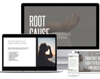 Done-for-You: Nervous System Microlearning Module - Health Coaching Mini Course for Coaches - Vagus Nerve HPA Axis Autonomic Content