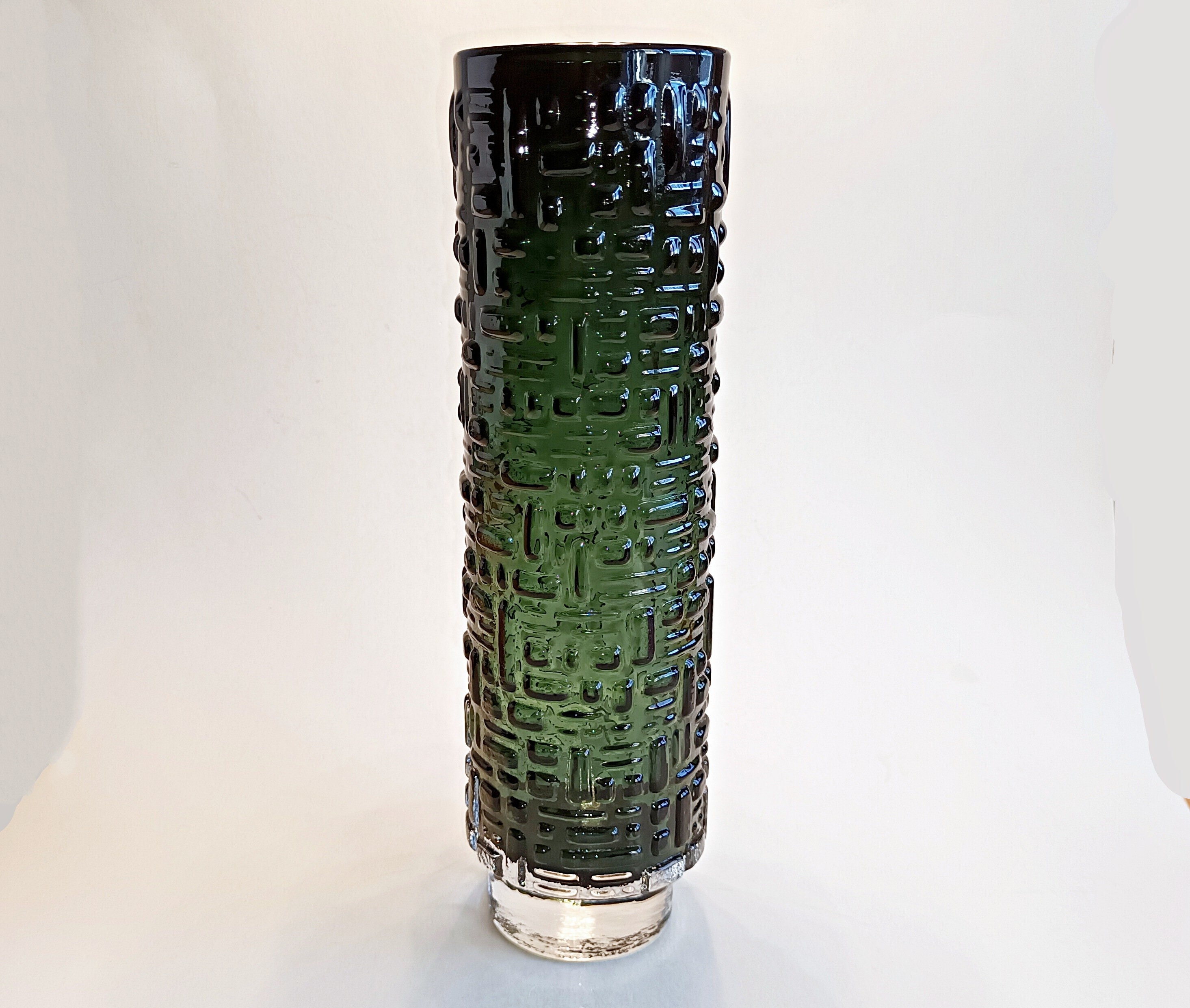 【超歓迎】 Vase Glass Grail Design Age Space Century Mid 60s Funke Emil 花瓶・フラワースタンド