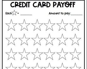 Star Credit Card Payoff tracker