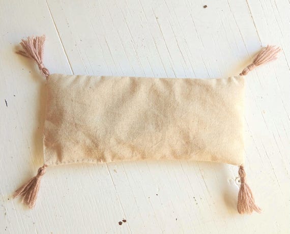 Almohada para ojos de arroz y lavanda: terapia de calor y frío