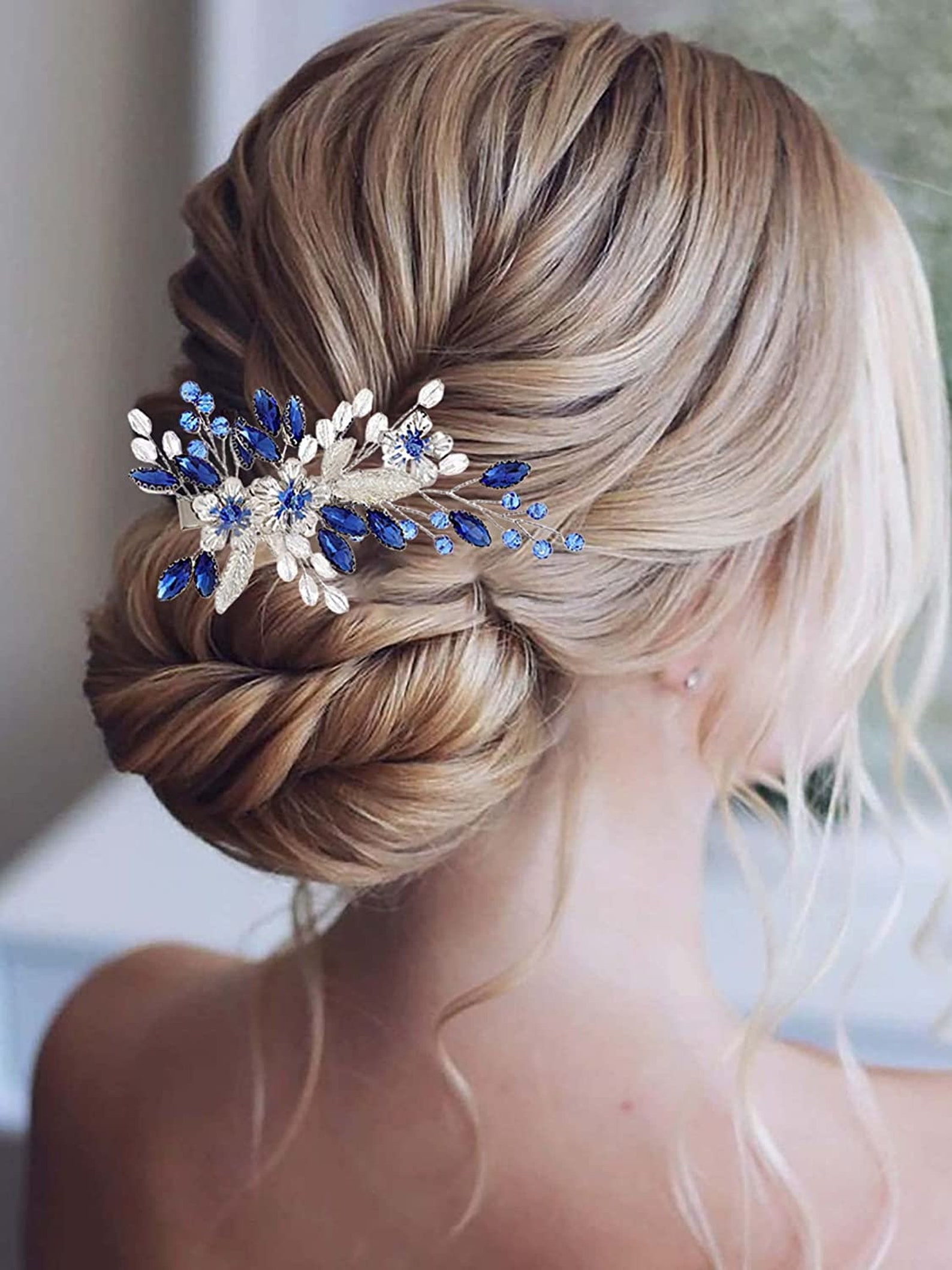 Bridal Hair Piece Floral Wedding Hair Piece Bridal Headband Etsy