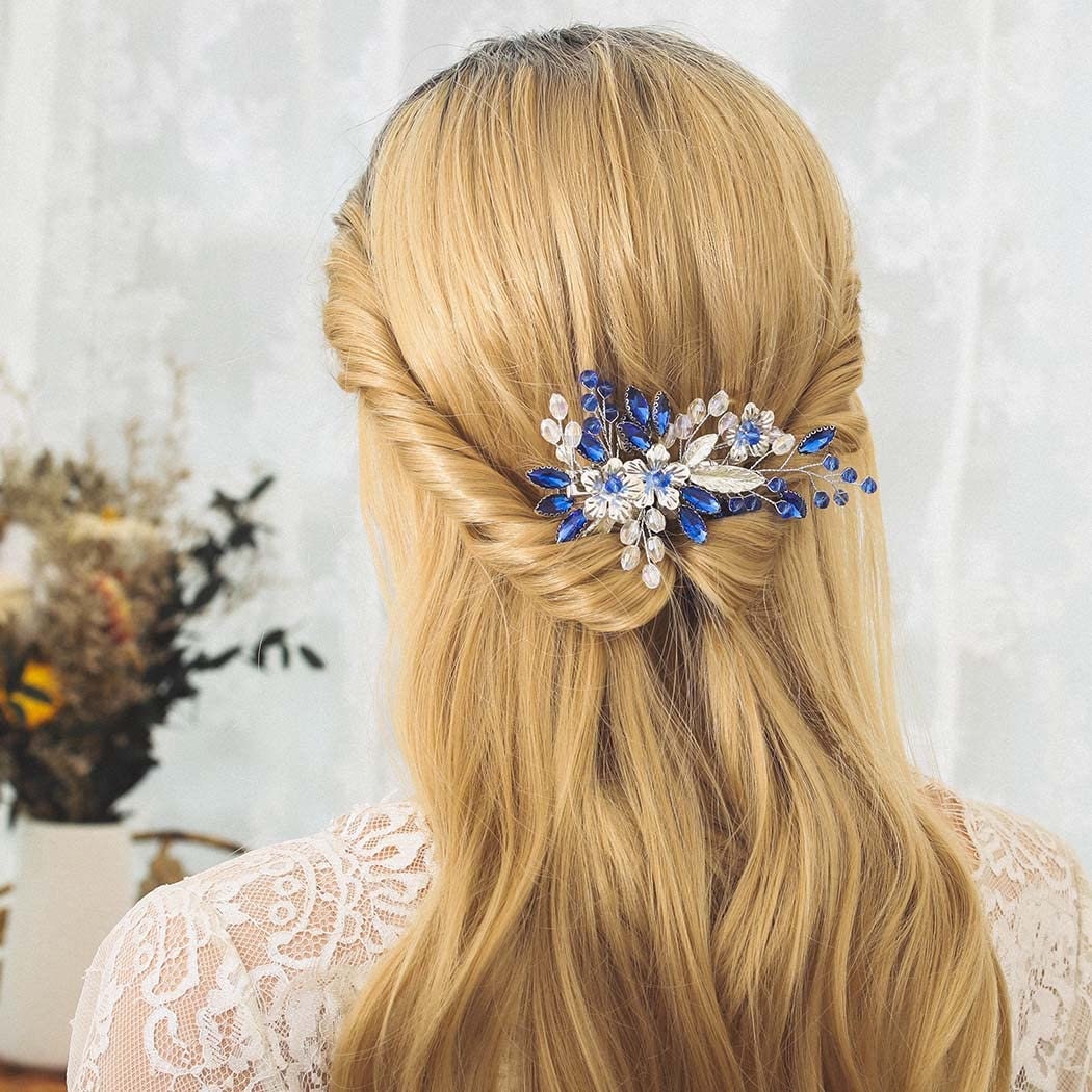 Bridal Hair Piece Floral Wedding Hair Piece Bridal Headband Etsy