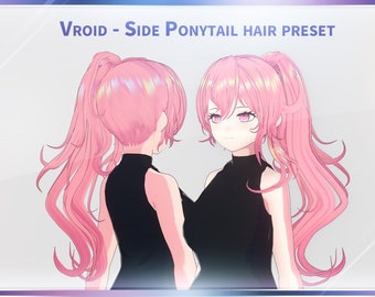 Vroid Side Ponytail hair preset