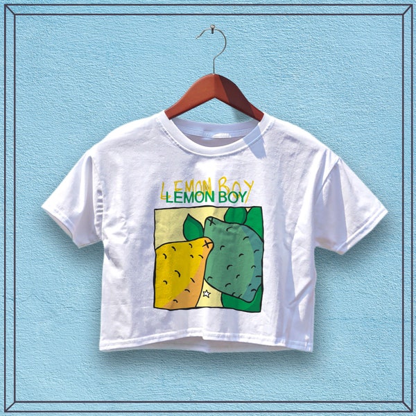 Cavetown Lemon Boy Graphic Crop Top - Music Shirt, Cavetown, Women Shirts, Trendy Shirt, Y2K Crop Top