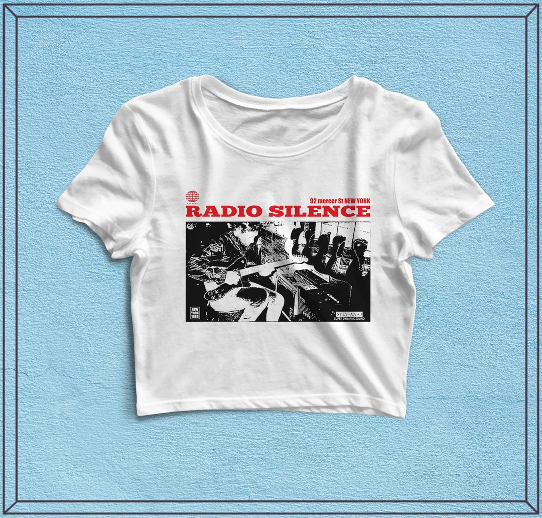 Vintage Radio Silence Crop Top Custom Shirt Women Shirts Etsy
