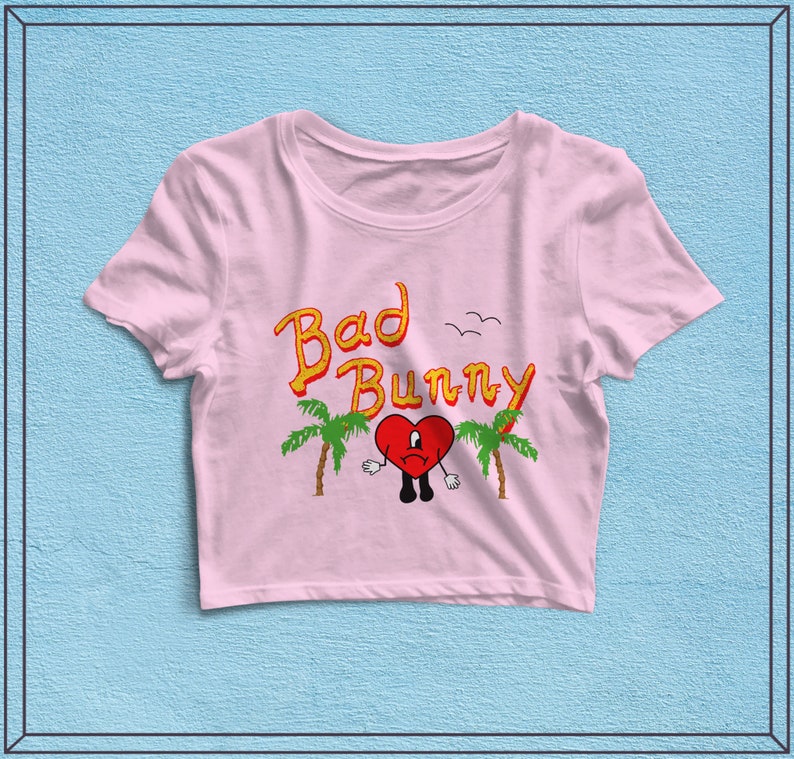 Bad Bunny Un Verano Sin Ti Graphic Crop Top Bad Bunny Shirt Etsy