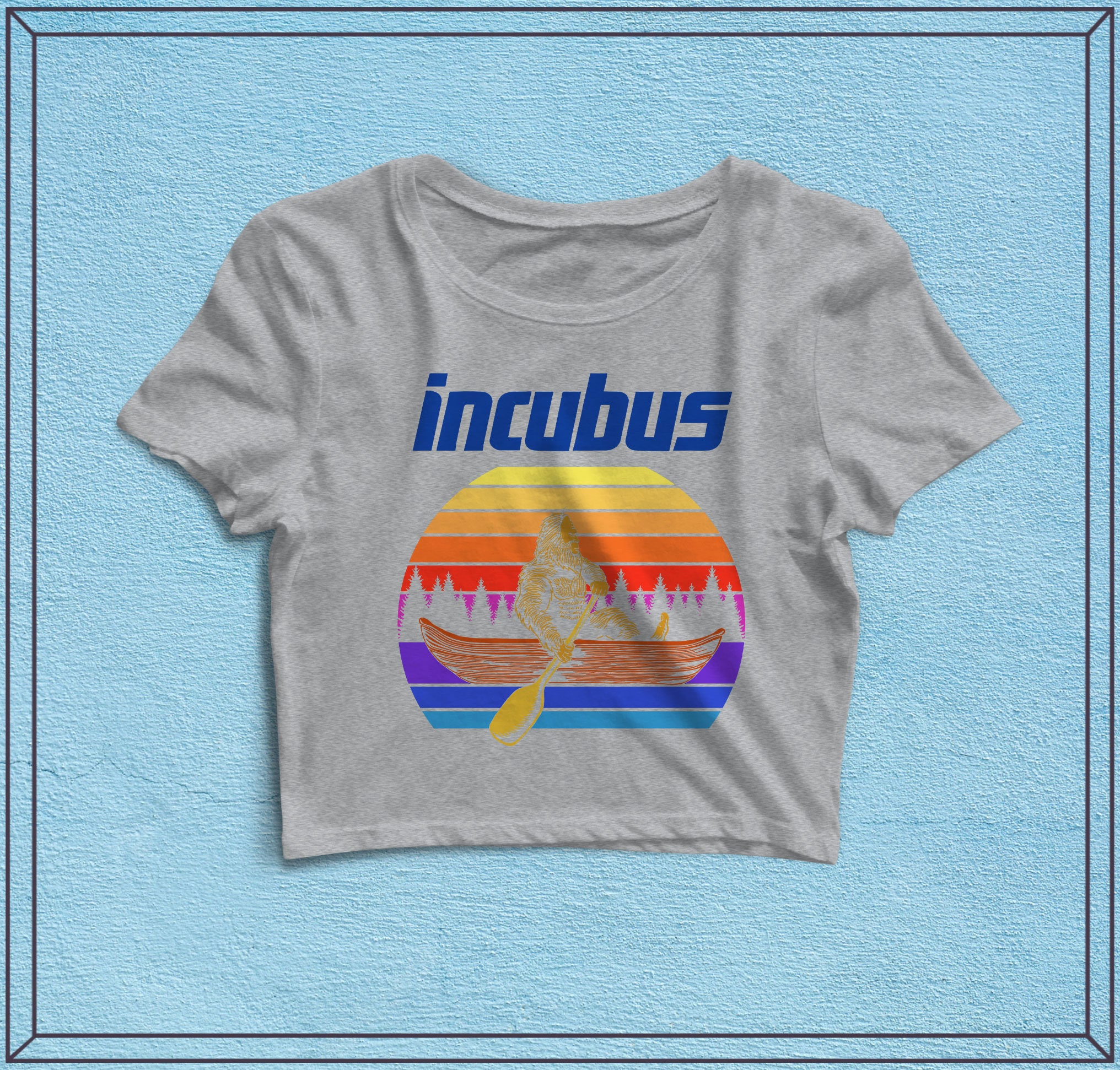 Incubus Tour Crop Top - Music Shirt, Women Shirts
