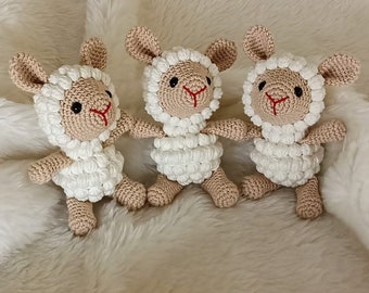 Amigurumi Lamb Crochet Pattern and Tutorial with Photos, Sheep Crochet Pattern, Little Lamb Crochet Plushies Pattern