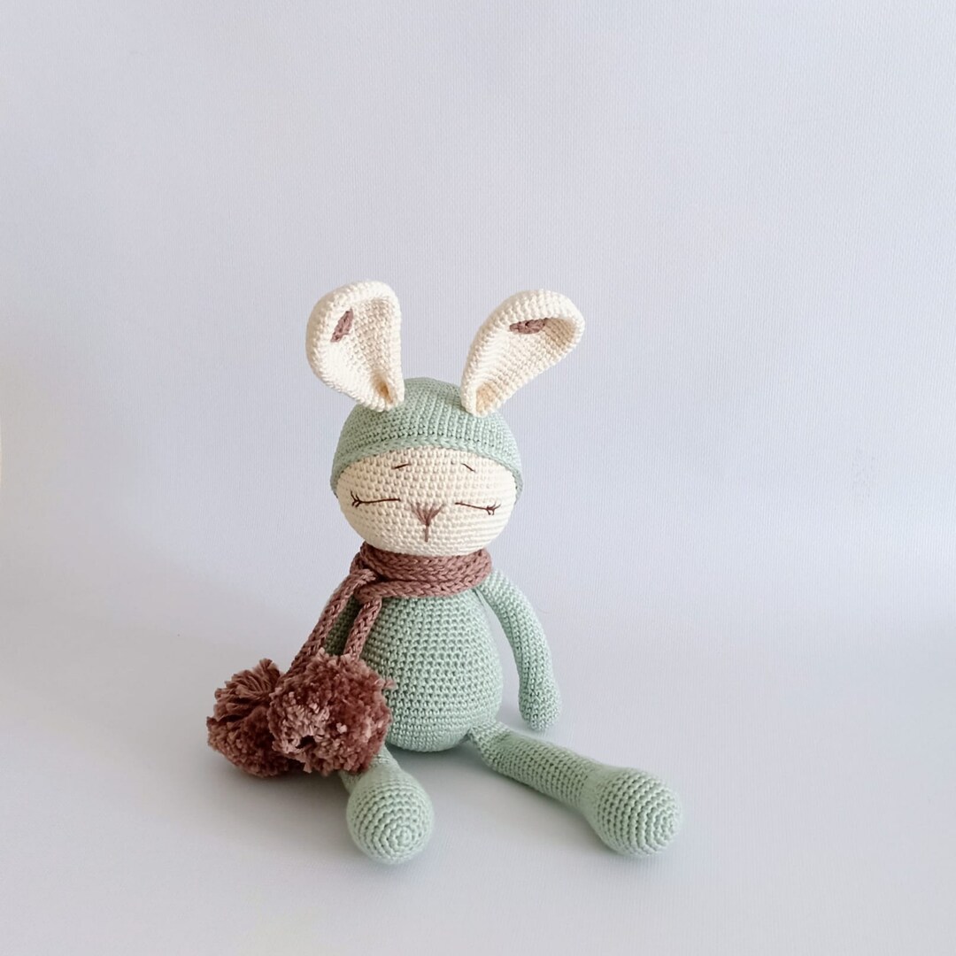 Crochet Rabbit Toy,play and Sleeping Companion,amigurumi Bunny Toys ...