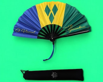 Opvouwbare vlag Saint Vincent en de Grenadines – Caribisch erfgoed, West-Indische stijl