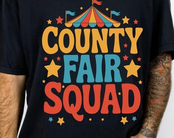 Funny County Fair Squad Shirt: Carnival Teams (PNG, SVG)