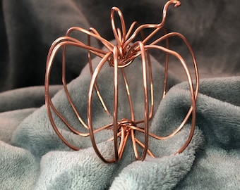 Handmade Wire Pumpkin, Halloween, goth, unusual, quirky, gifts