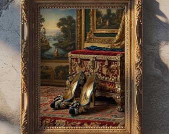 THE Shoes | 17th Century Fashion | Fashion Art Print | Home Decor | Digital Download