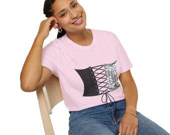 Stevie Nicks | Leather & Lace Tshirt | Song Lyrics Tee | Unisex Softstyle Shirt | Music Lover Gift | Boho Festival Top