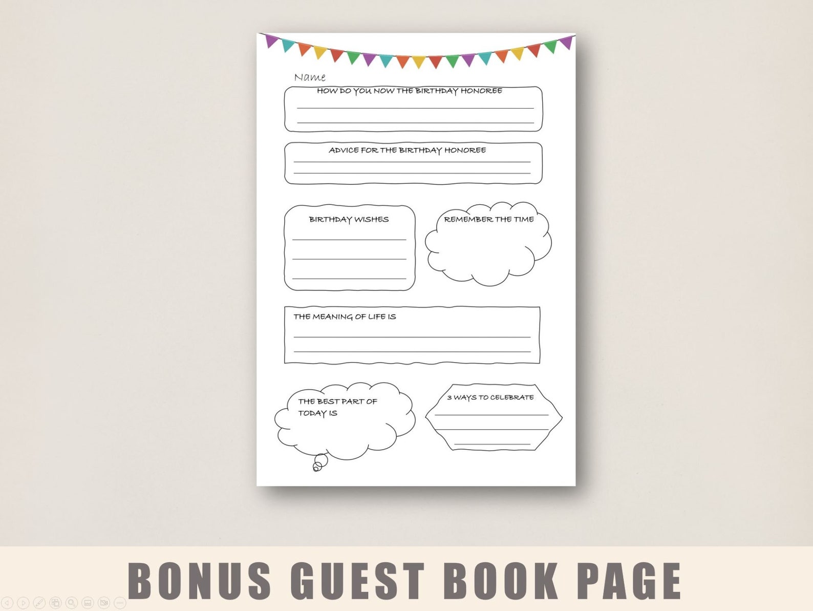 90th Editable Birthday Party Game Born in 1933 Games Printable 90th ...