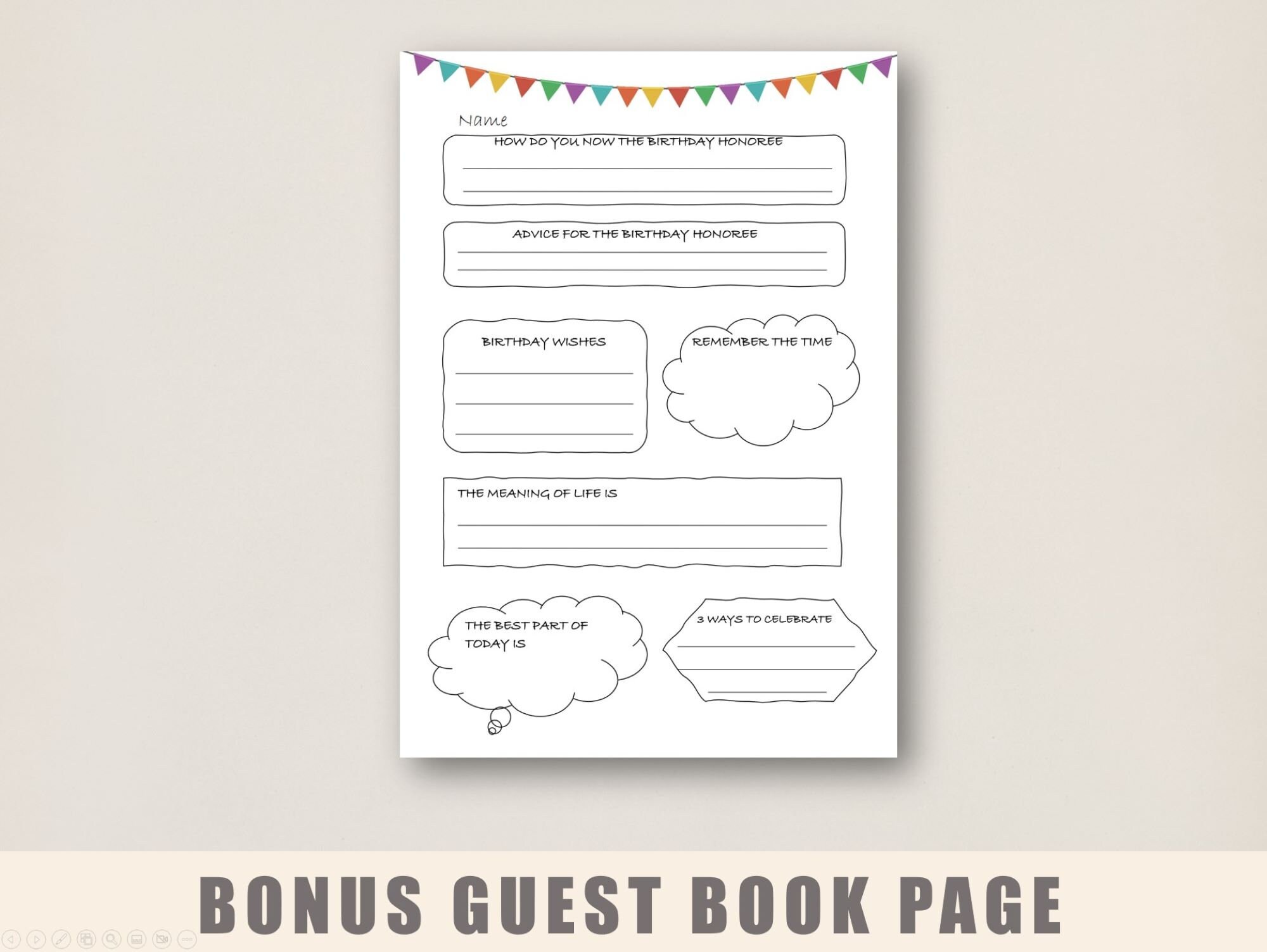 90th Editable Birthday Party Game Born in 1933 Games Printable 90th ...